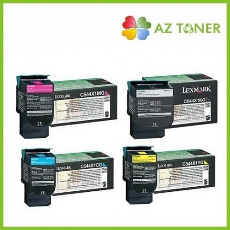 Toner Lexmark C540H1YG Giallo 2.000 Pagine