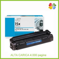 Toner HP 15X  C7115X   3.500  Pagine